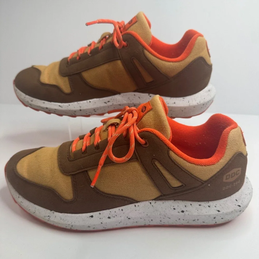Freewaters x Draplin Design Co DDC-299 Kool Kick Mens 9 Brown Orange Sneakers